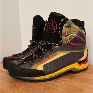 La Sportiva Trango Tech GTX Men's Hiking Boots - Black and Yellow